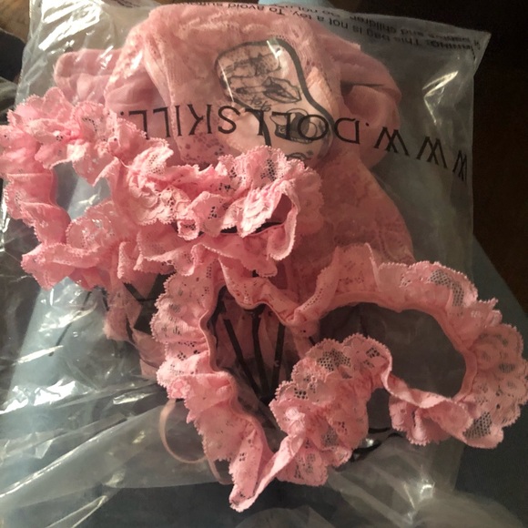 NWT Widow Cute But Crazy Mesh Garter Dress - Picture 6 of 7